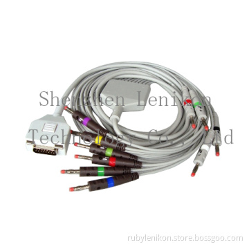 GE ME 10 leads banana EKG Cable
